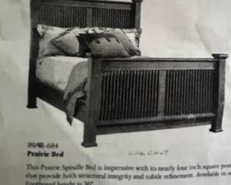 From receipt book of Stickley ( original price for bed frame over $7500.00)