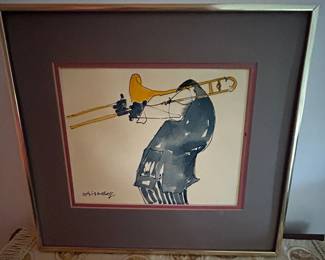Original watercolor by LEO MEIERSDORFF
