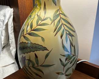 One of two Palm Beach Regency lamps