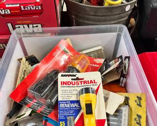 Box lot of new items never opened
