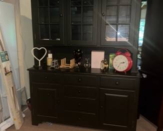 Black china cabinet