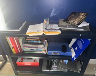 Two level book shelf