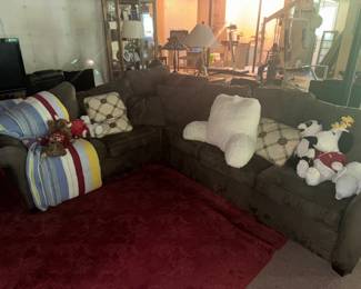 Sofa (can be moved around into whatever shape you'd like)