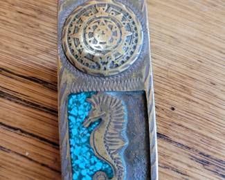 Vintage money clip from Mexico