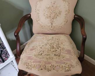 Louis XV Style Chair with Nail Head Detail