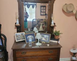 Eastlake Dresser with Marble Top