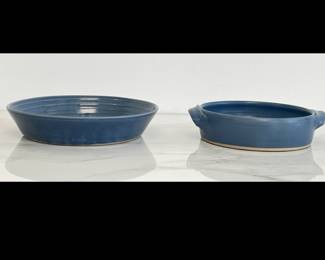 Lot 4257 Vintage Sheltons Pottery Baking Dish MItchell Shelton Serving Bowl