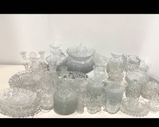 Lot 4601 Large Lot of Vintage Glass