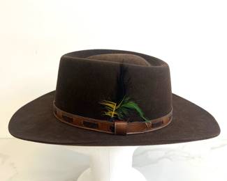 Lot 4477 Vintage Stetson XXXX Beaver Hat Eddie Bauer Seattle