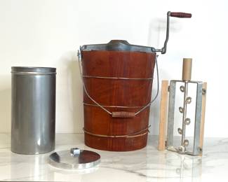 Lot 4301 White Mountain Hand Crank Ice Cream Maker