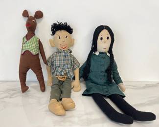Lot 4316 Vintage 1960s Aboriginals Wednesday Addams Cloth Doll Other Dolls