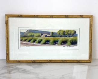 Lot 4354 Vers Uzea Provence Painting Wall Art Signed Sarah Booth Hart