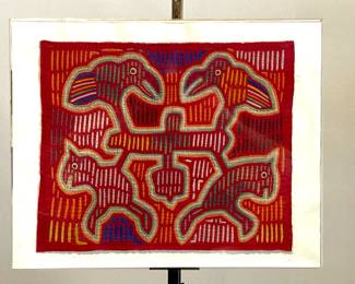 Lot 4432 Vintage Mola Folk Art Textile