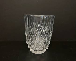 Lot 4395 Val St Lambert Crystal Vase Signed