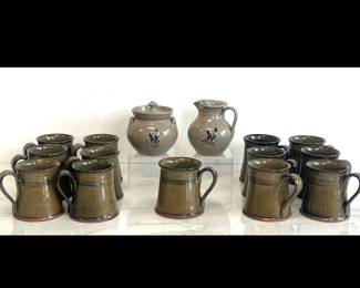 Lot 4295 Jugtown Pottery Mugs More