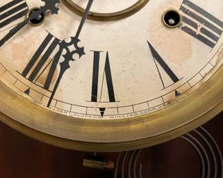Signature of the clock maker