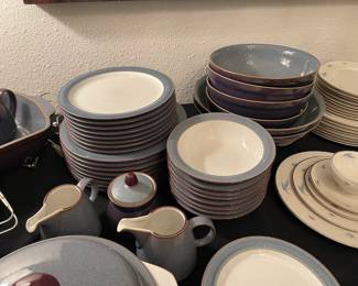 More of the Denby pottery "Langley Storm"