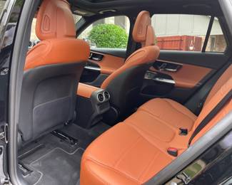 The back of the car