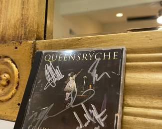 Signed Queensryche CD (At the front counter)