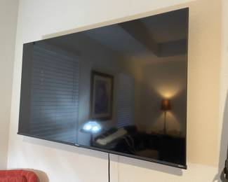 55" Hisense - Roku flat screen TV, in the master bedroom