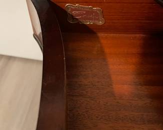 The label for the Demilune table
