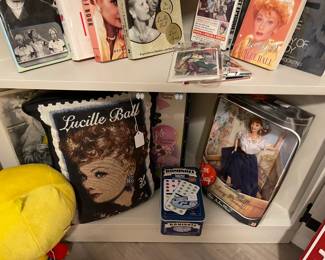 Lucille Ball dolls and textiles