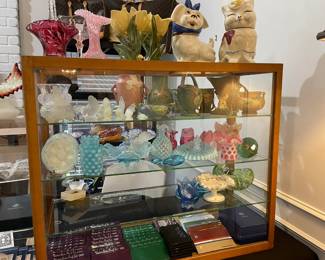 Looking at the large showcase