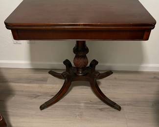 Showing the game table