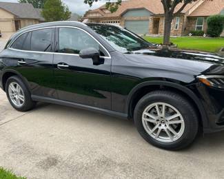 Passenger side view of car