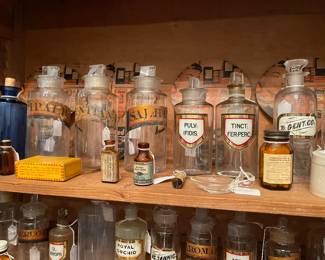 Vintage Apothecary bottles