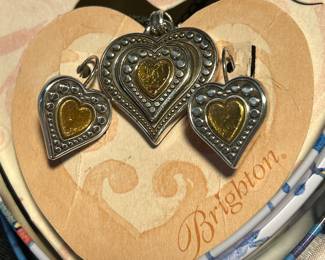 Costume Jewelry: Brighton Earrings and Necklace