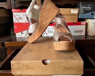 Massive Collection of New in Box Shoes: BORN Wedges