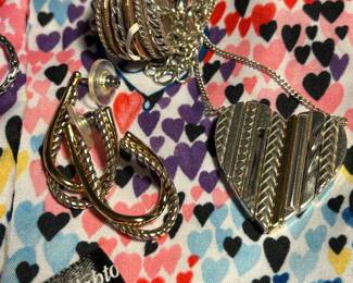 Costume Jewelry: Brighton Earrings, Necklace and Ring
