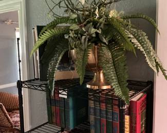 First editions, floral arrangements