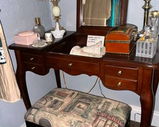 Beautiful Vanity, with stool
