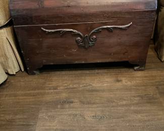 Hand made chest. Has tray insert