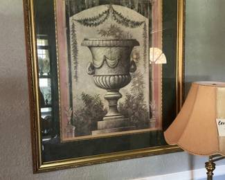 Framed Urn print