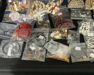 Bags of jewelry. Most wearable.