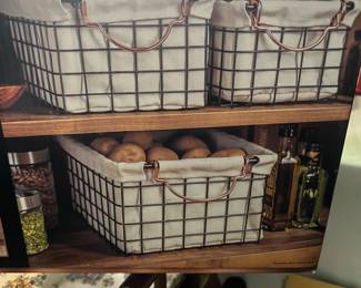 Collection of wire baskete