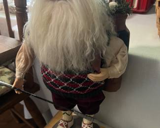 Golfing Santa