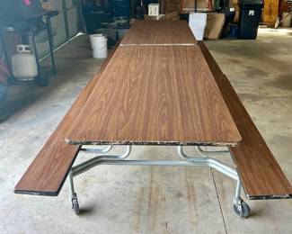Cafeteria style picnic tables - have multiple styles for sale