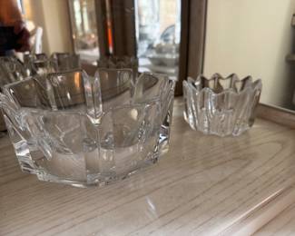 Orrefors Crystal Bowls