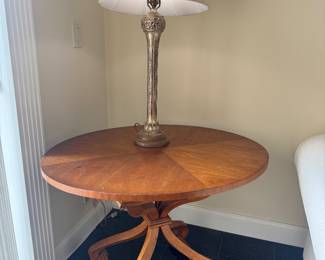 Century Furniture Pedestal Entrance Table (40"D x 28"H)