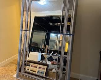 Frontgate Loren Jewelry Storage Mirror w/ Assorted Storage & Lighting (82"H x 48"W x9"D)