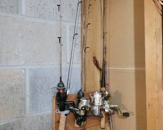 Ice fishing poles