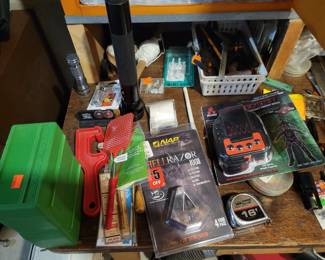 Lots of hunting gear
