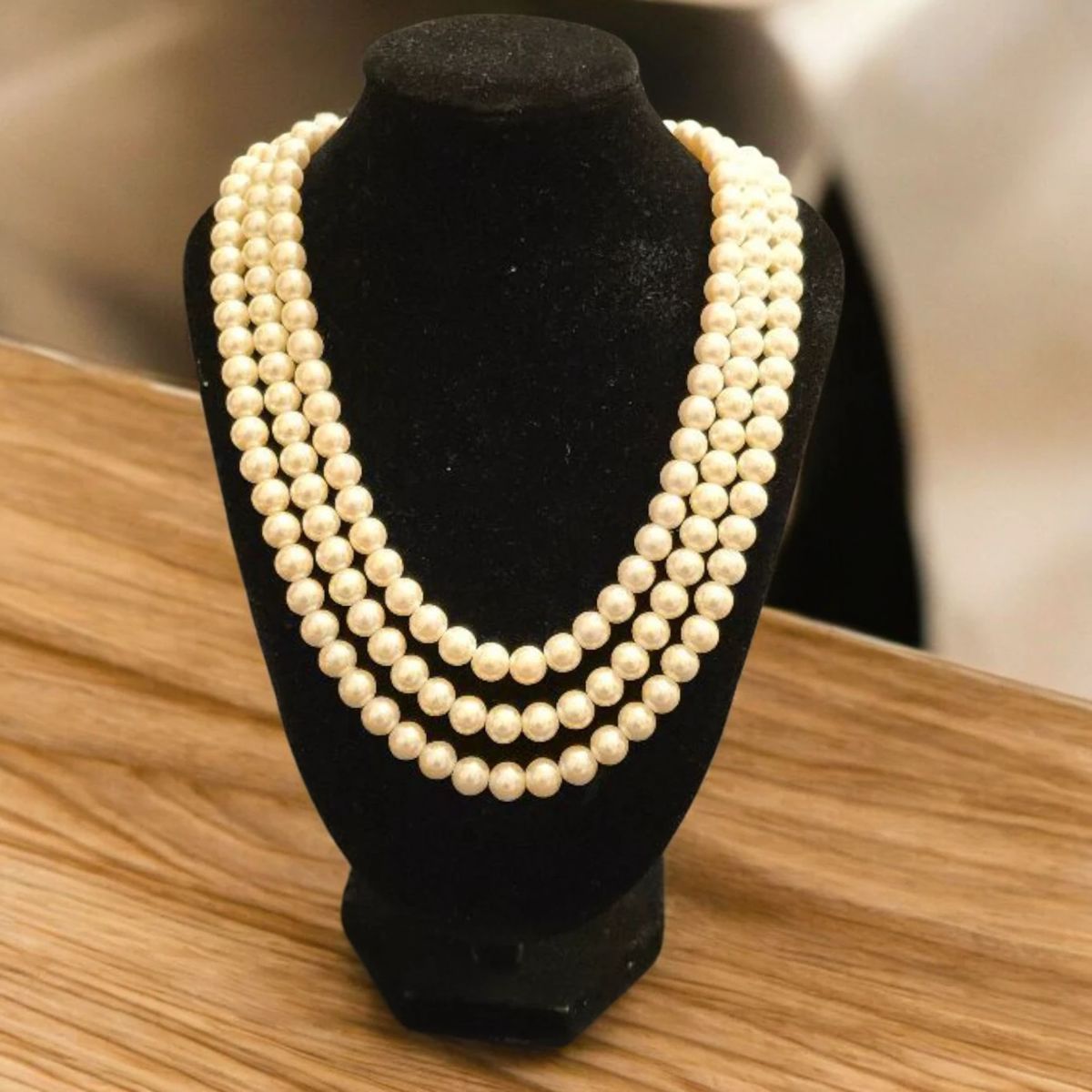 3 Strand Pearl Necklace