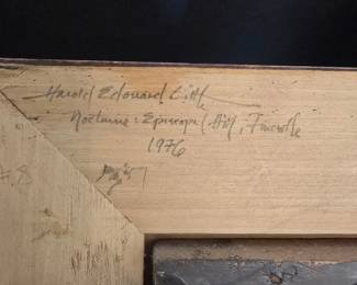 Harold E Little "Fincastle" Painting