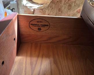 Henkel Harris Chippendale Style Bachelors Chest w/ Writing Slide