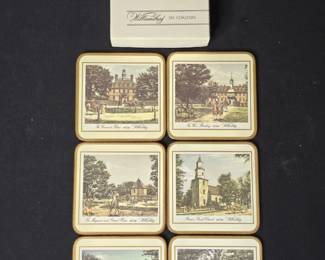 Williamsburg Coasters by Pimpernel